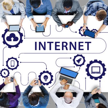 çalışan iş adamları 