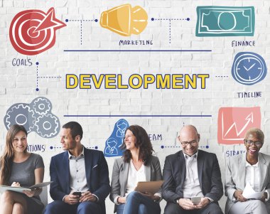 Ofiste çalışan iş adamları