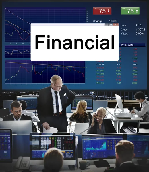 Imprenditori e finanziari — Foto Stock