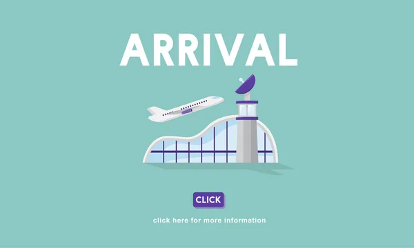 Arrival Business Trip Concept — Stock Photo, Image