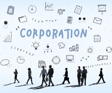 bir iş için yürüyüş iş adamları