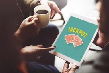 tablet ve kahve grubu