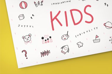 kağıt üzerinde grafik metin