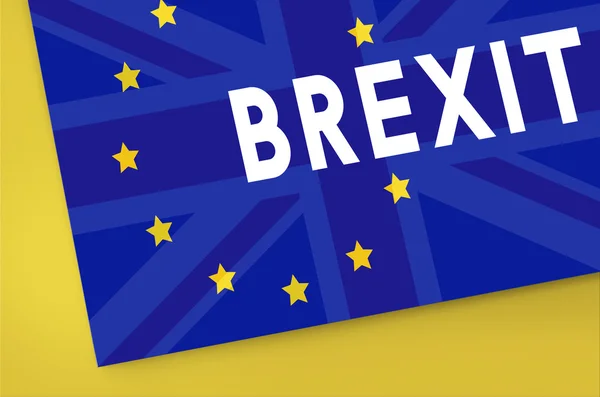 Brexit UE Wielkiej Brytanii — Zdjęcie stockowe