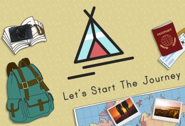 çizilmiş seyahat in 