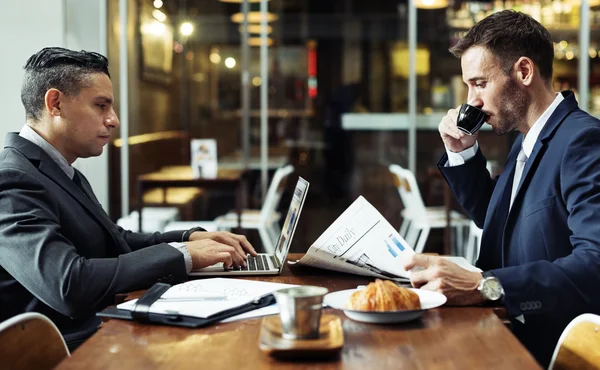 Businessmen on Meeting have Discussion — Stock Photo, Image