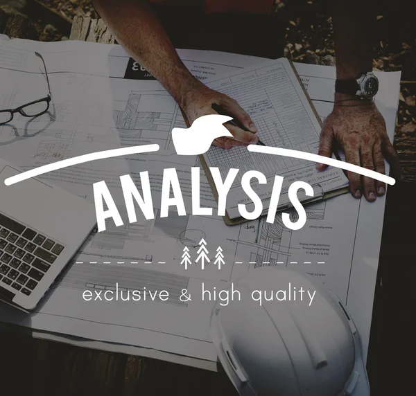 Analys analys strategi — Stockfoto