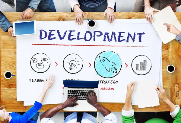 Business People Working with Development Concept — Stock Photo, Image