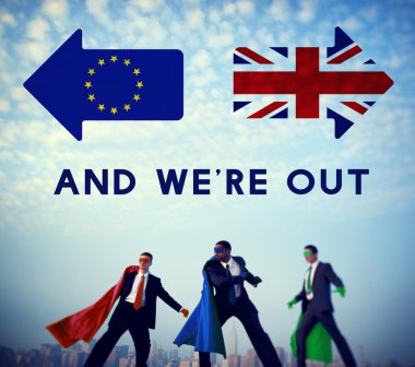 İşadamları süper kahraman kostümleri