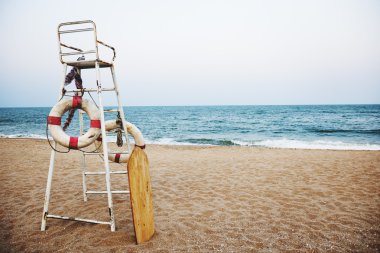 Beach cankurtaran güvenlik istasyonu