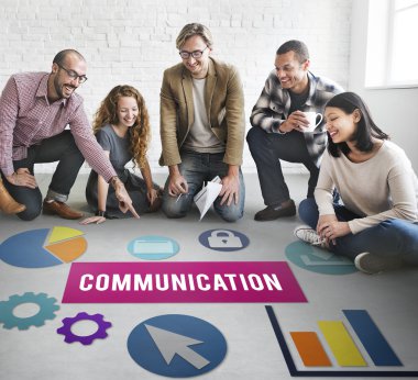 Poster ve iletişim çalışma tasarımcılar