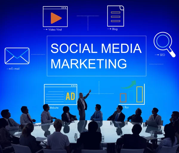 Social Media Marketing Concept — Stock Photo, Image