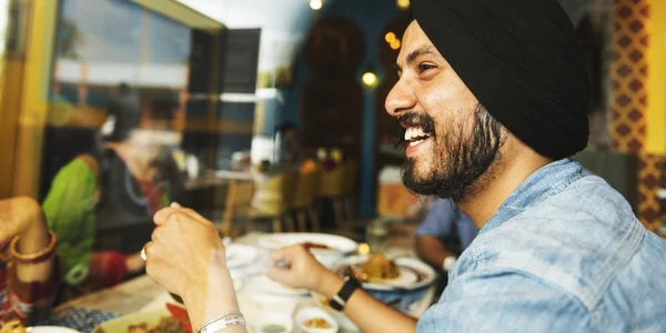 Indisk man i turban — Stockfoto