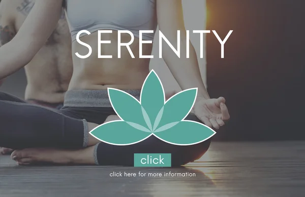 Couple doing Yoga practice — Stock Photo, Image