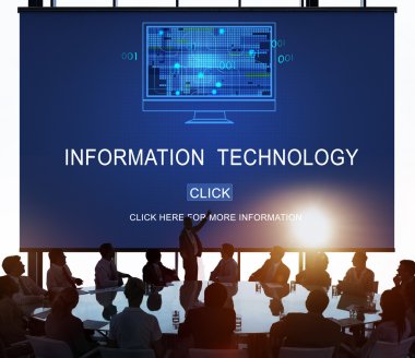 Şirket toplantısında iş adamları