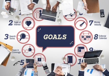 Ofiste çalışan iş adamları