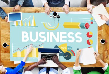 çalışan iş adamları 