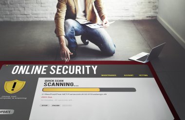 işadamı Online Güvenlik ile çalışma