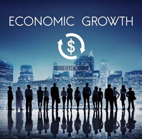 사업 사람들 및 경제 성장 개념 — 스톡 사진