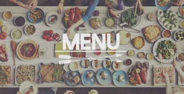 Gıda ve menü içeren tablo