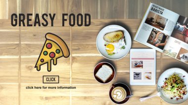 gıda ile ahşap masa 