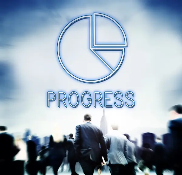 Business People et Progress Concept — Photo