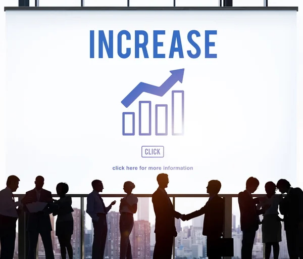 Business People and Increase Concept — Stock Photo, Image