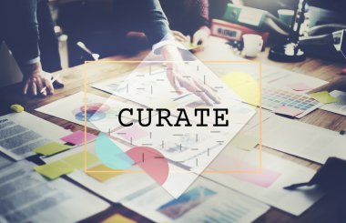 Ofiste çalışan iş ekibi.