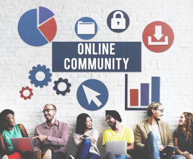 Online topluluk ile duvar çeşitlilik arkadaşları