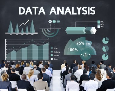 İnsanlar seminer ve veri analiz kavramı