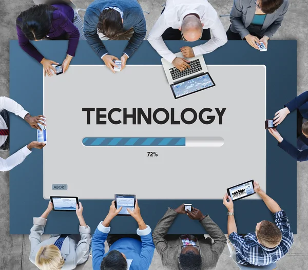Business People et concept de technologie — Photo