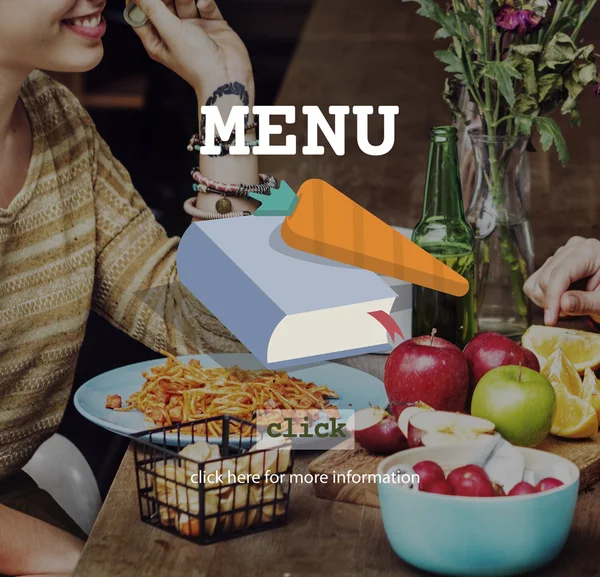 Couple Eating together — Stock Photo, Image