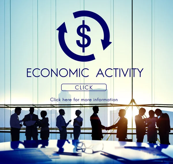 Obchodní a ekonomické aktivity koncepce — Stock fotografie