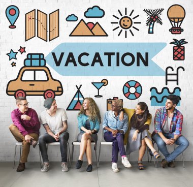 sandalyelere bekliyor çeşitlilik insanlar