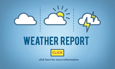 afiş grafik metin ve simge ile