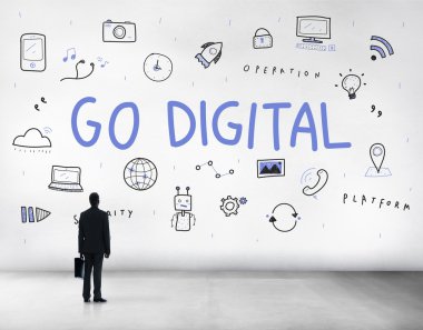 İşadamı boş Studio