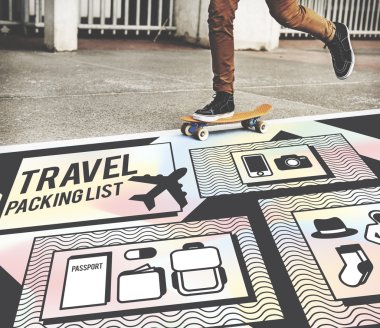 Kaykaycı sokakta sürme