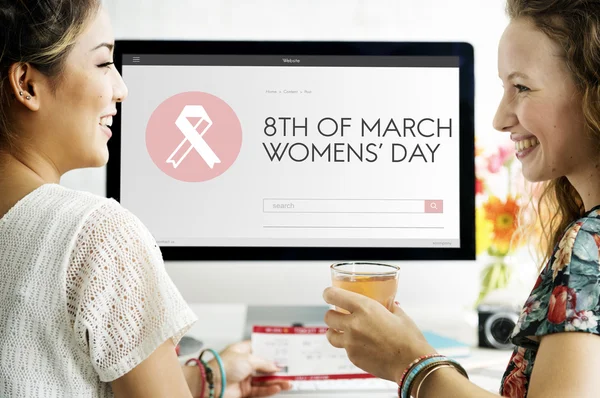 Women's Day Equality for Freedom Concept — Stock Photo, Image