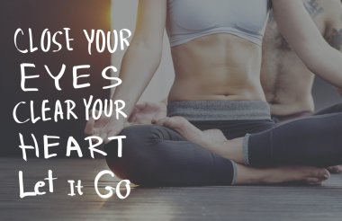 Yoga, Meditasyon yaparken çift