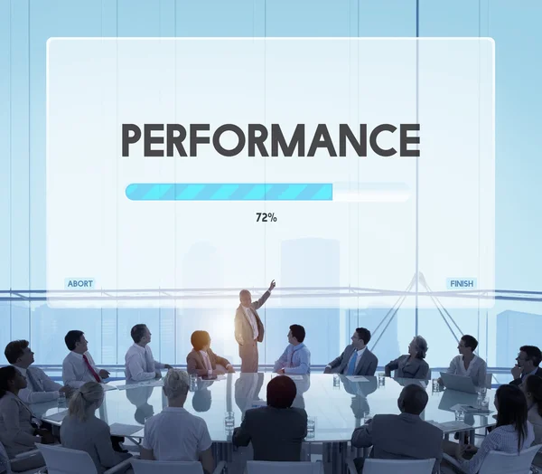 Business People Working with Performance Concept — Stock Photo, Image