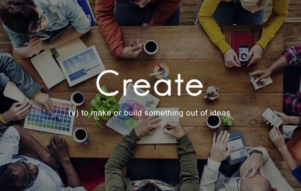 創造的な人々 のグループ — ストック写真