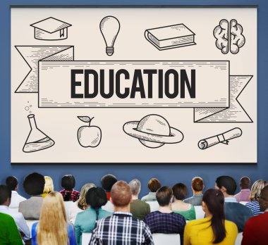 İnsanlar seminer ve eğitim kavramı