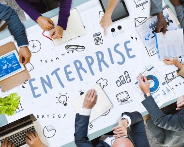 çalışan iş adamları