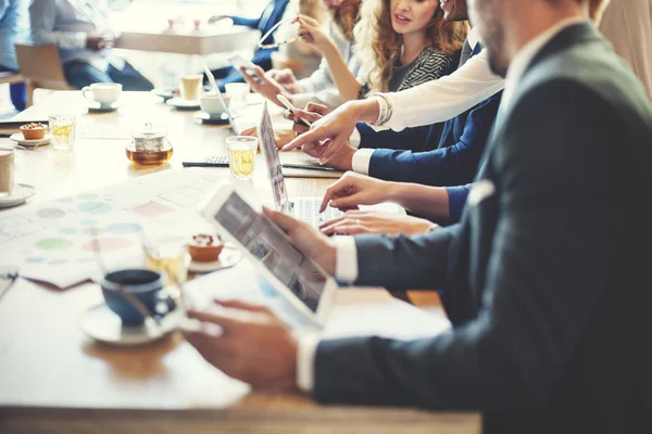 diverse people at the meeting