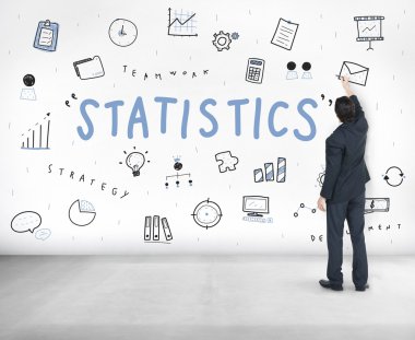 İşadamı tebeşir ile yazma 