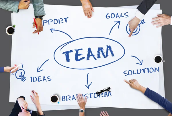 Business team alla riunione — Foto Stock