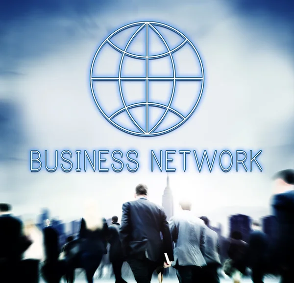 Ludzie biznesu i koncepcji sieci — Zdjęcie stockowe