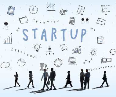 bir iş için yürüyüş iş adamları