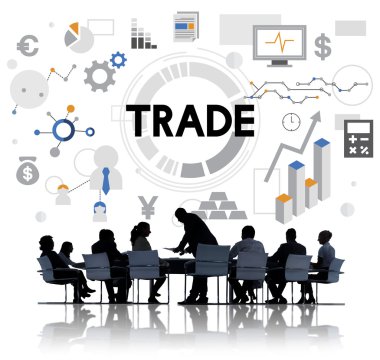 Ofiste çalışan iş adamları