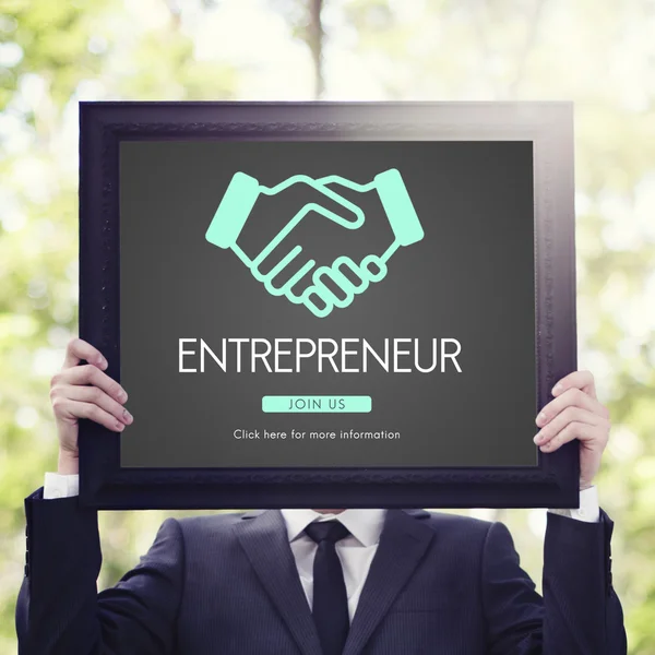 Entrepreneur Handshake Concept — Stock Photo, Image